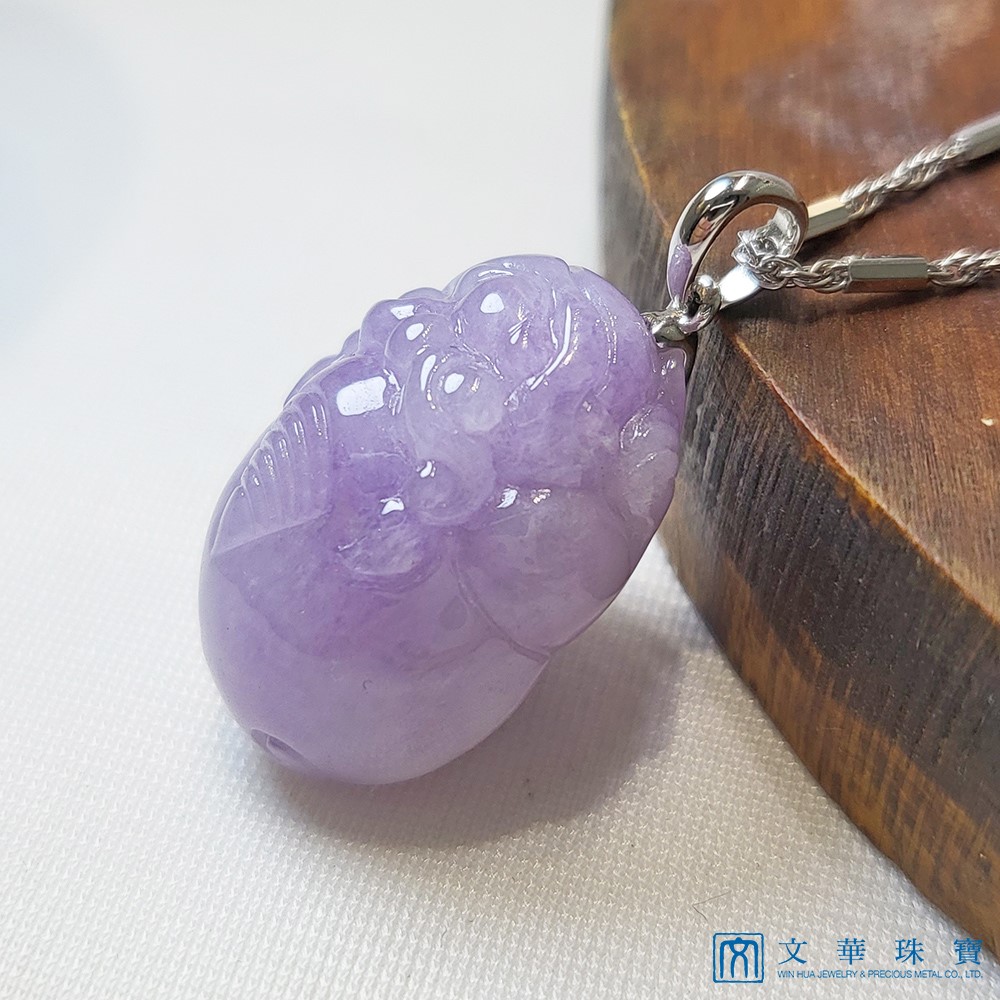 紫翡三腳蟾玉墜(已售出)