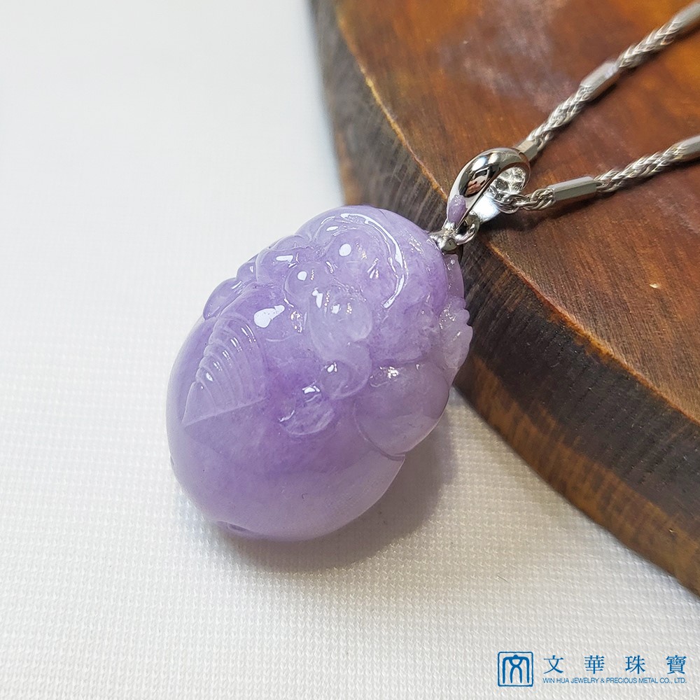 紫翡三腳蟾玉墜(已售出)