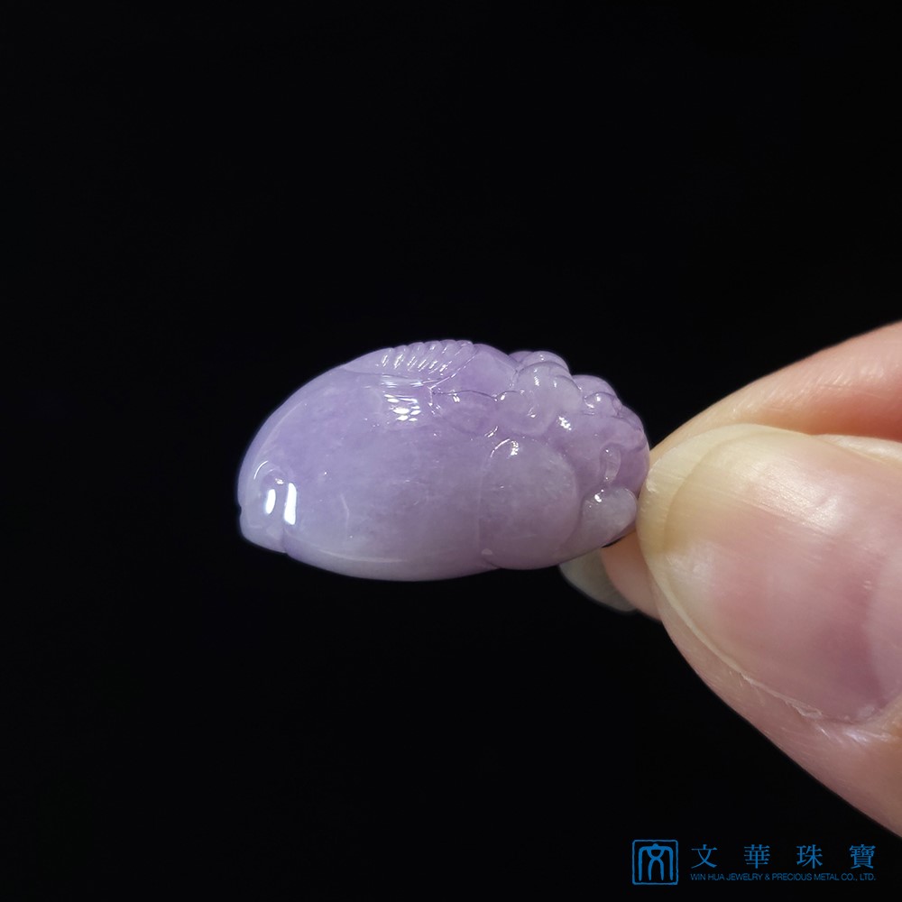 紫翡三腳蟾玉墜(已售出)