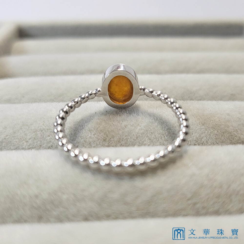 紅翡迷你波堤戒