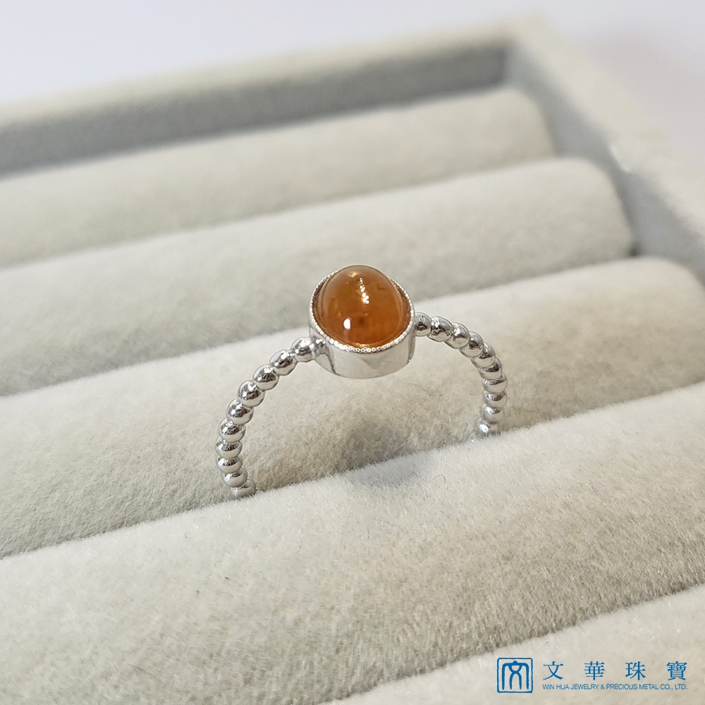 紅翡迷你波堤戒