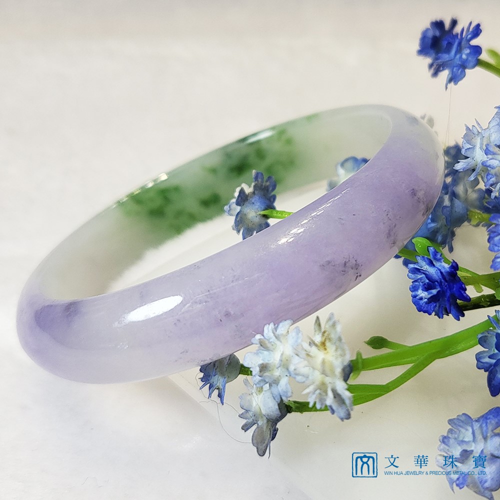 冰種春帶彩貴妃鐲 手圍17(已售出)