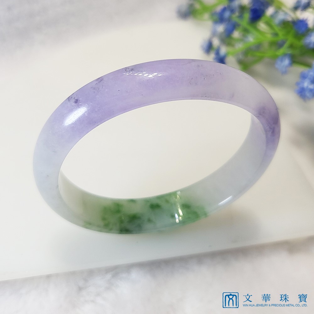 冰種春帶彩貴妃鐲 手圍17(已售出)