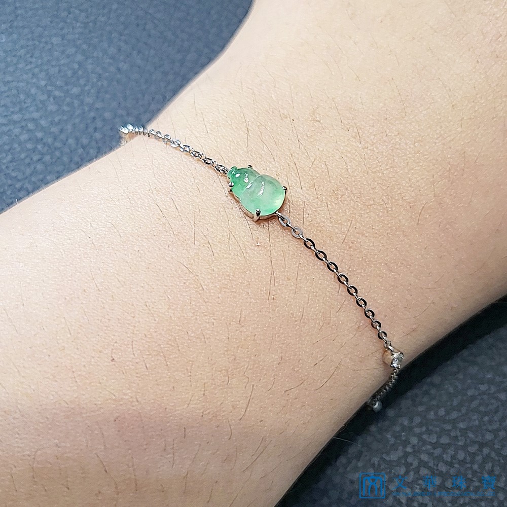 高冰葫蘆K金手鍊 18K金