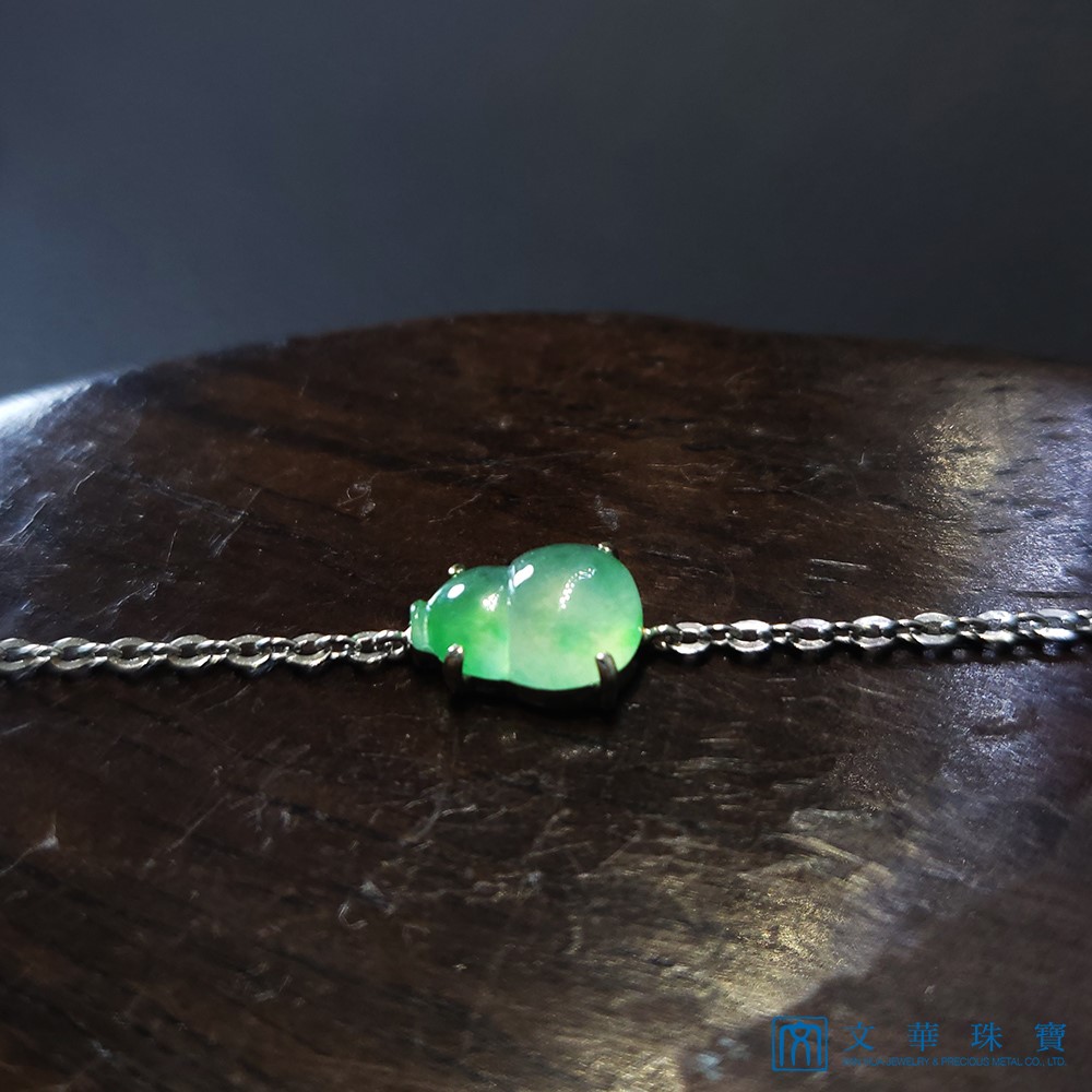 高冰葫蘆K金手鍊 18K金