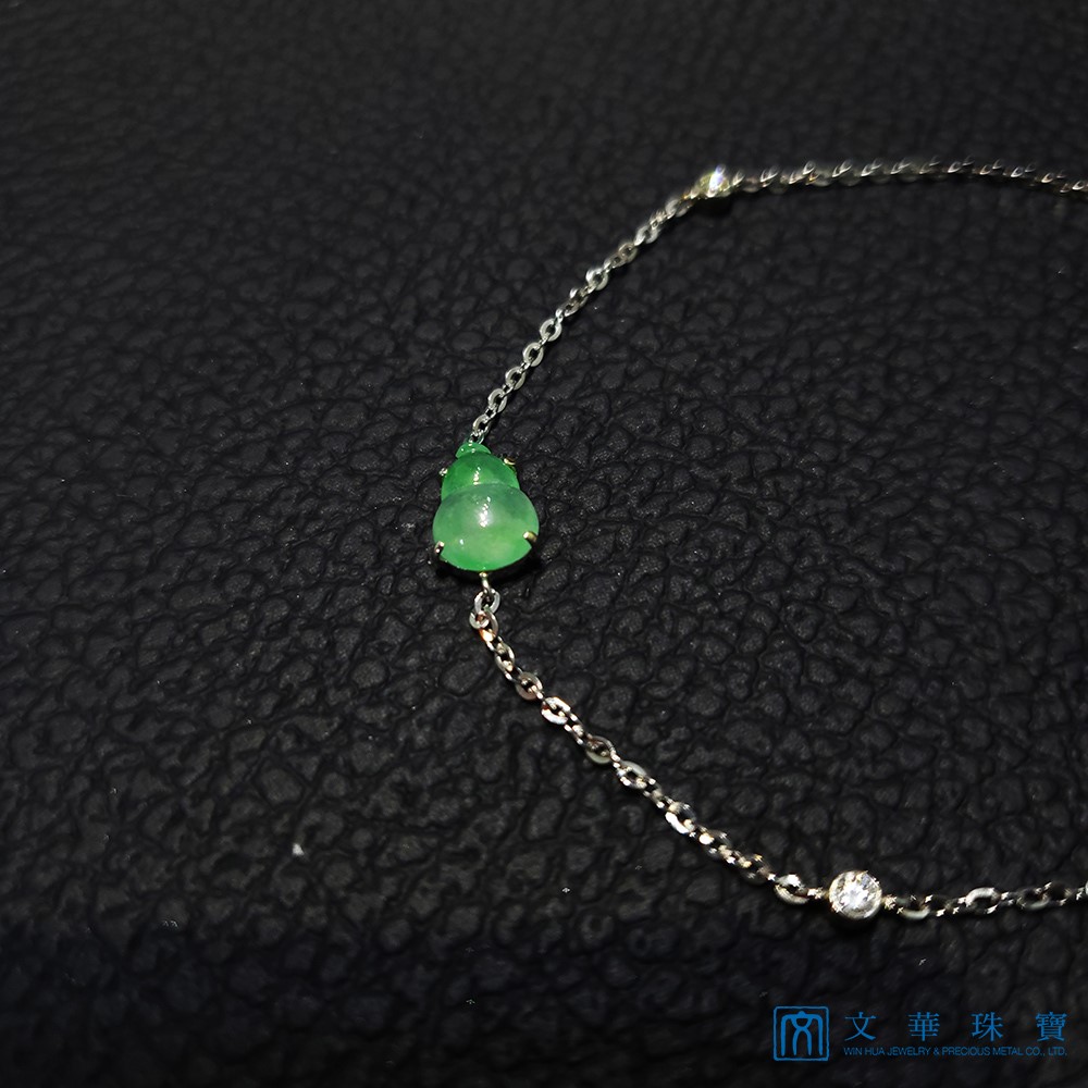 高冰葫蘆K金手鍊 18K金