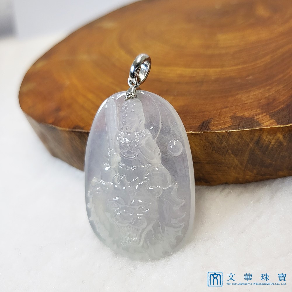 冰種文殊菩薩玉牌(已售出)