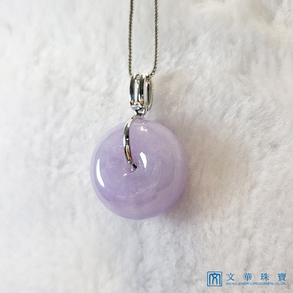 超厚紫羅蘭平安扣鑽墜(已售出)