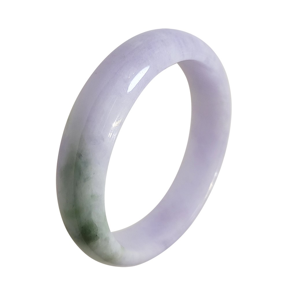 寬版春帶彩翡翠玉鐲  19圍