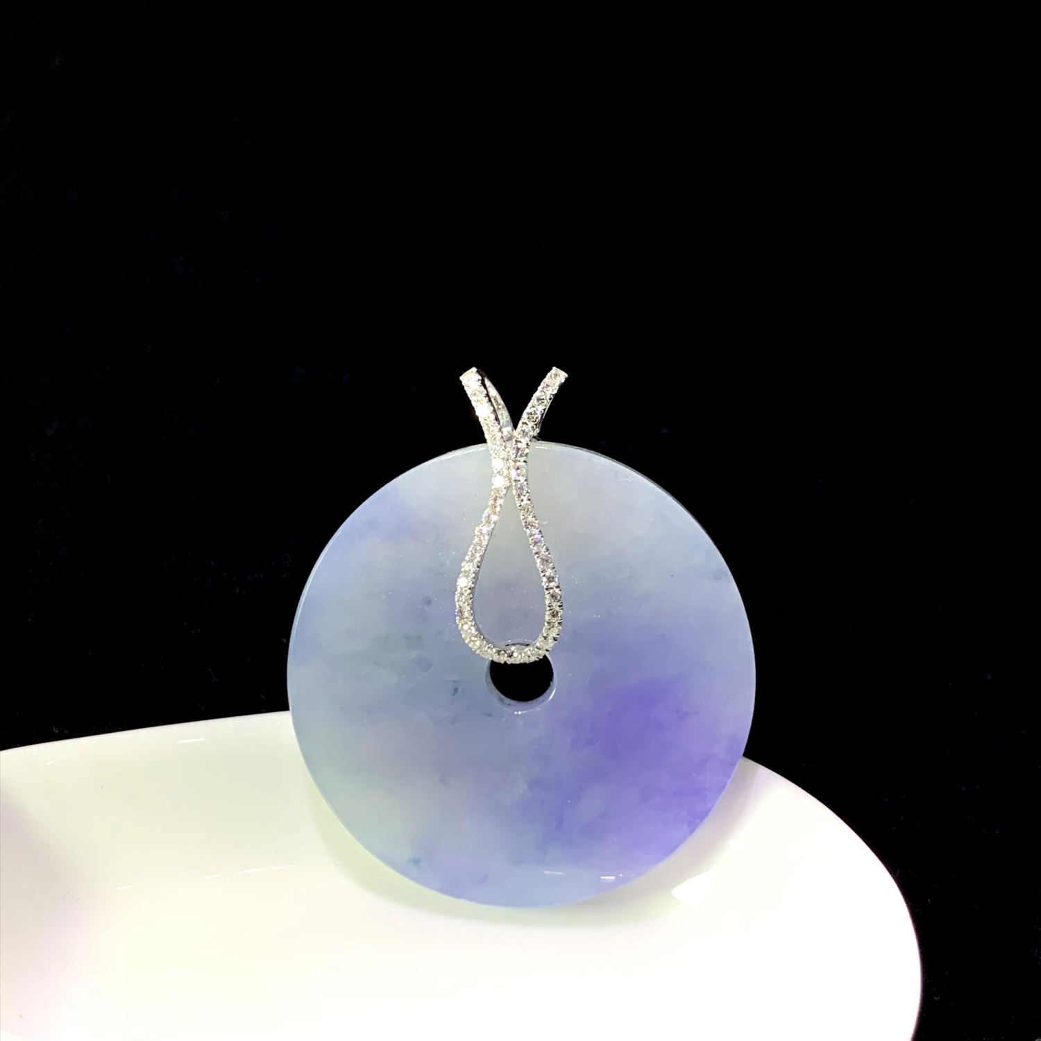 紫玉大平安扣/懷古玉墜(已售出)