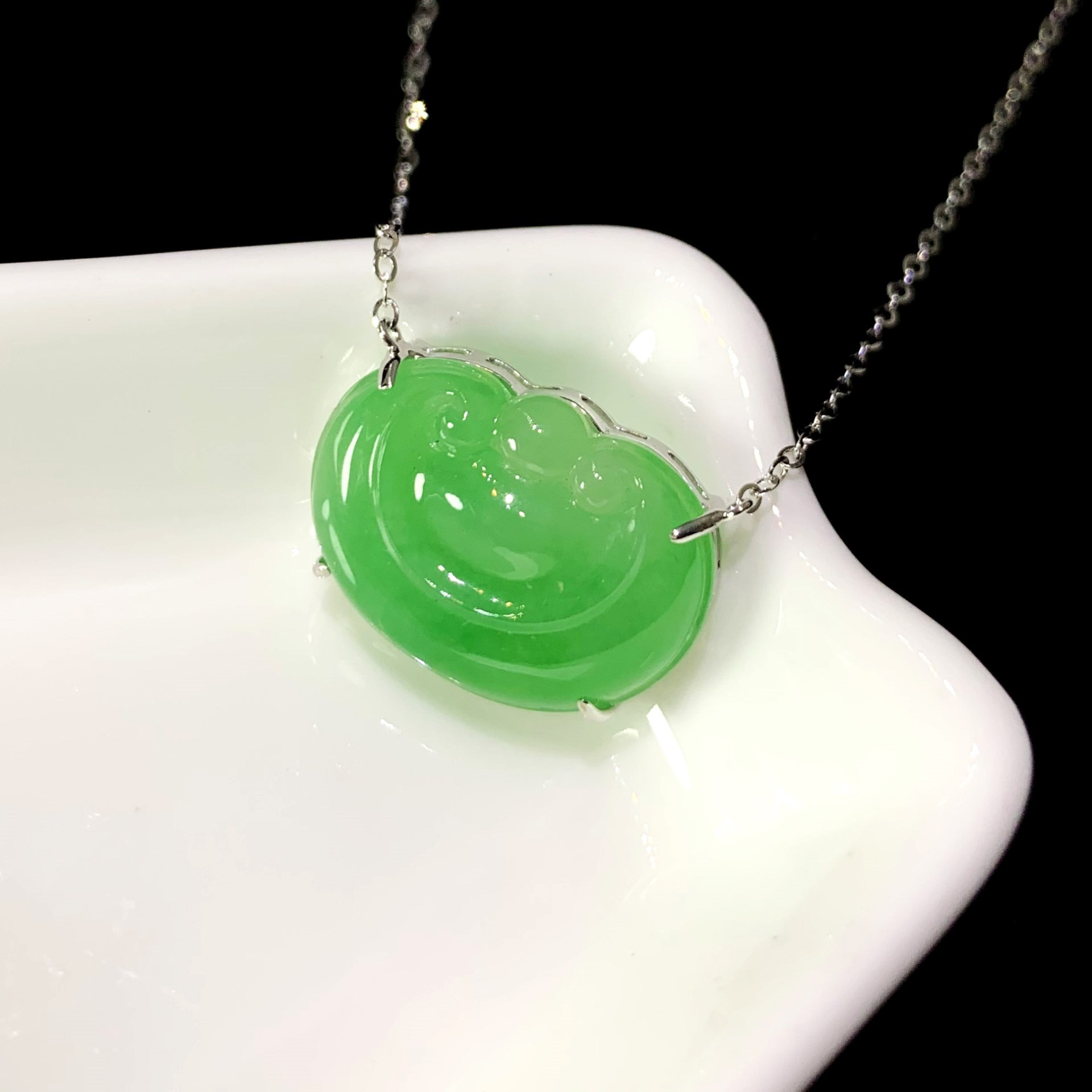 翡翠如意項鍊(已售出)