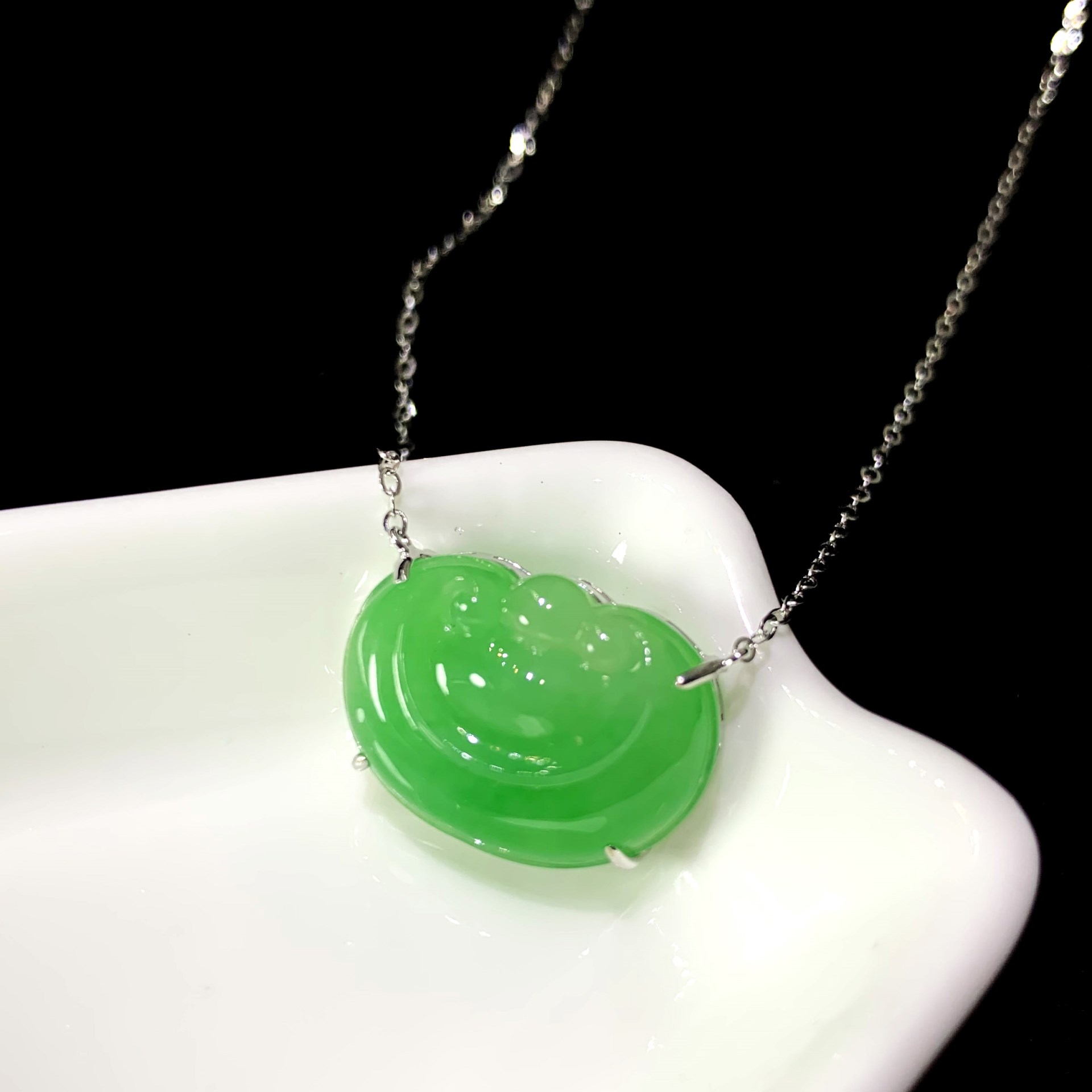 翡翠如意項鍊(已售出)