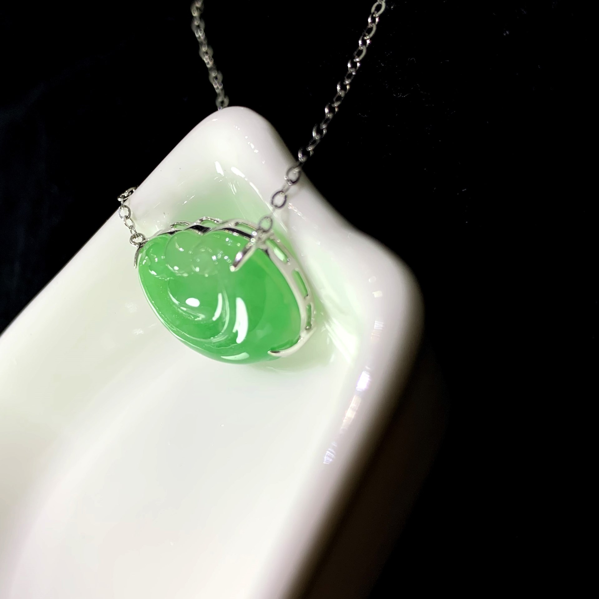 翡翠如意項鍊(已售出)