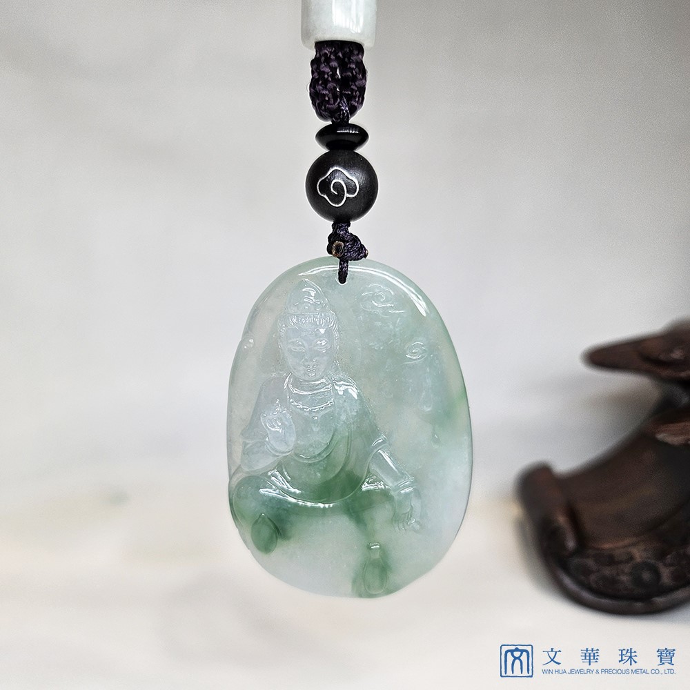 冰種帶綠自在觀音