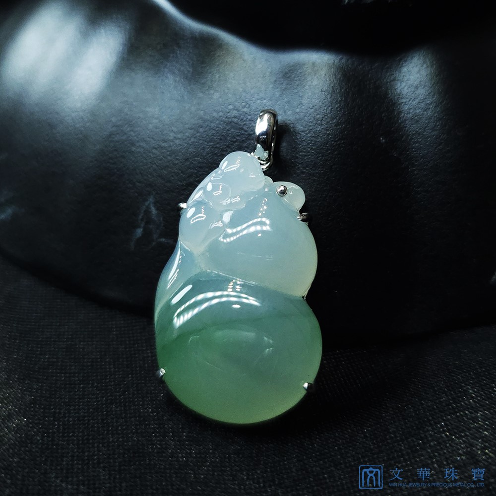 冰芙蓉福祿猴玉墜
