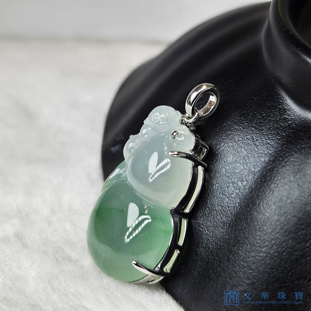 冰芙蓉福祿猴玉墜