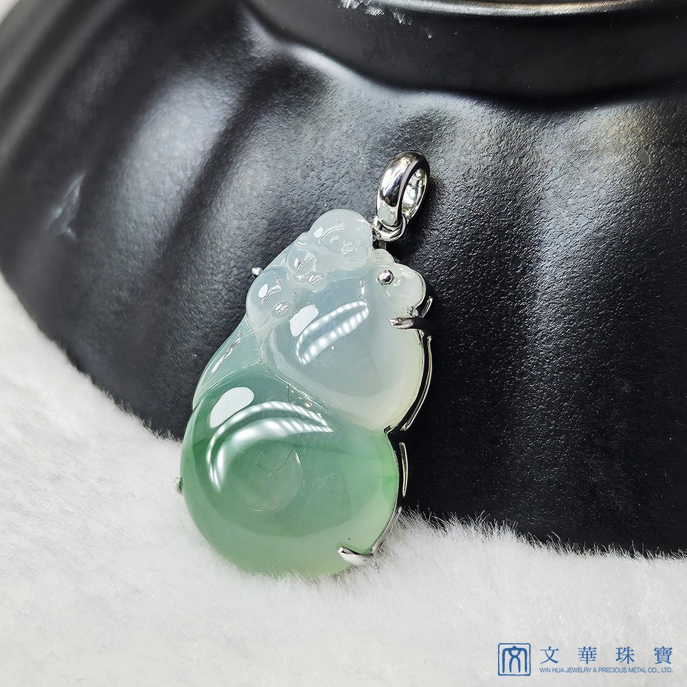 冰芙蓉福祿猴玉墜