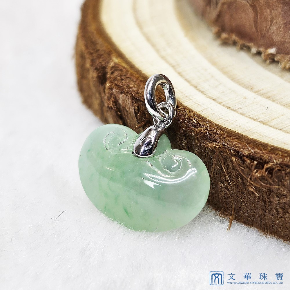 冰綠小元寶如意墜