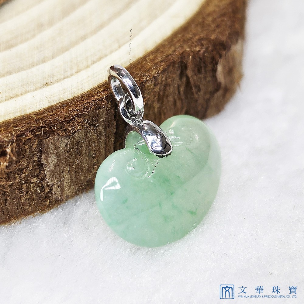 冰綠小元寶如意墜