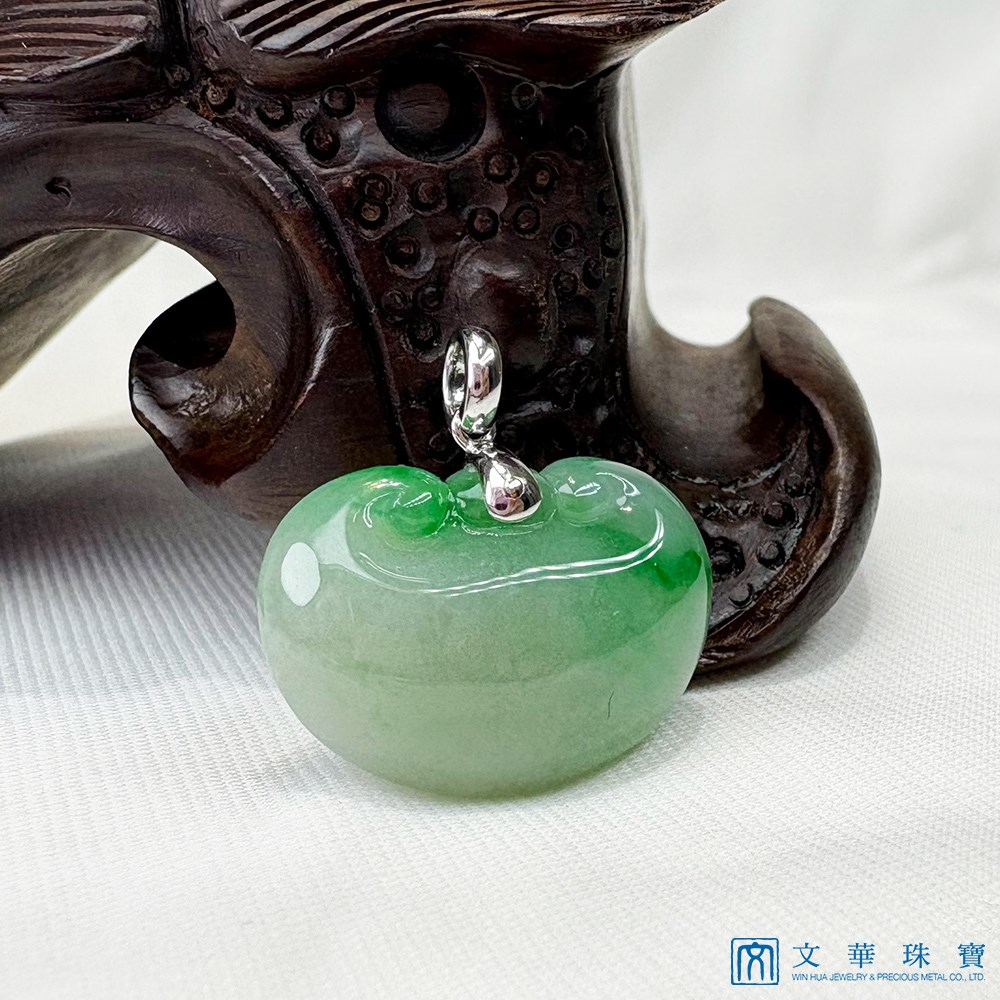 翡翠元寶如意玉墜