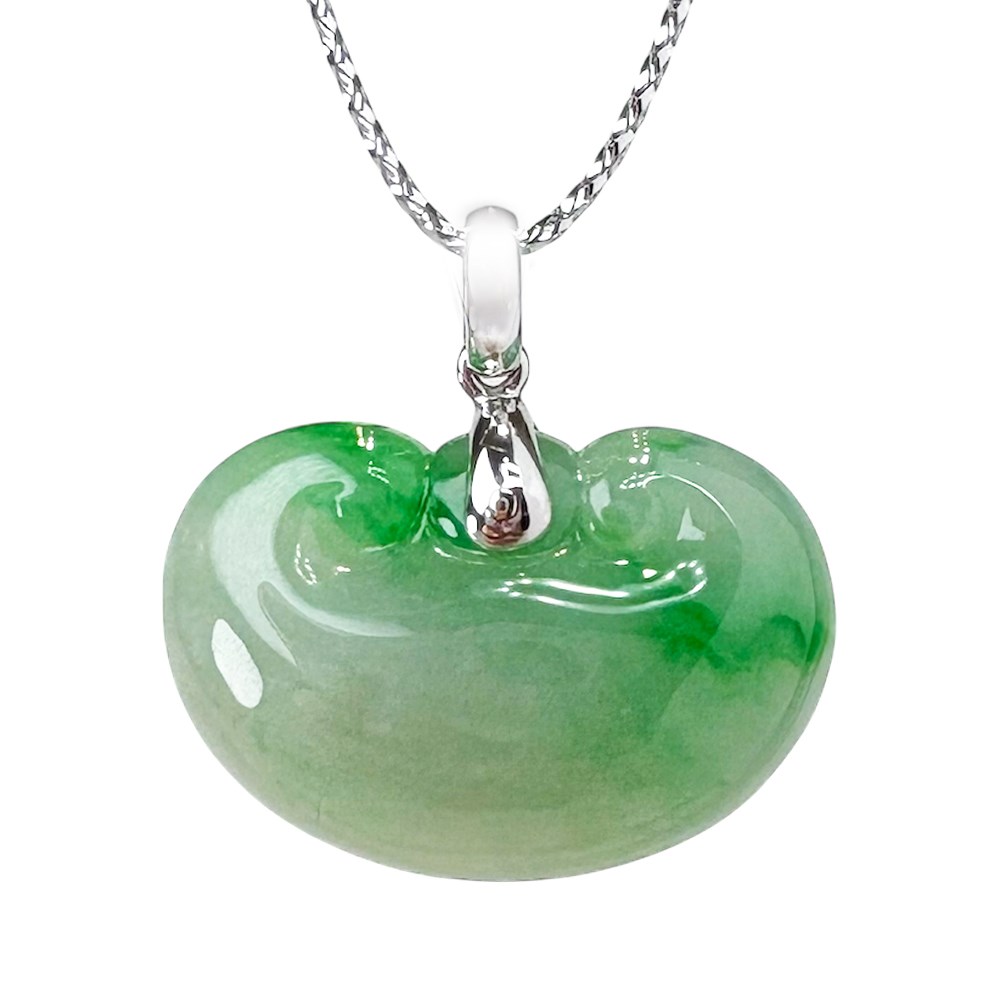 翡翠元寶如意玉墜