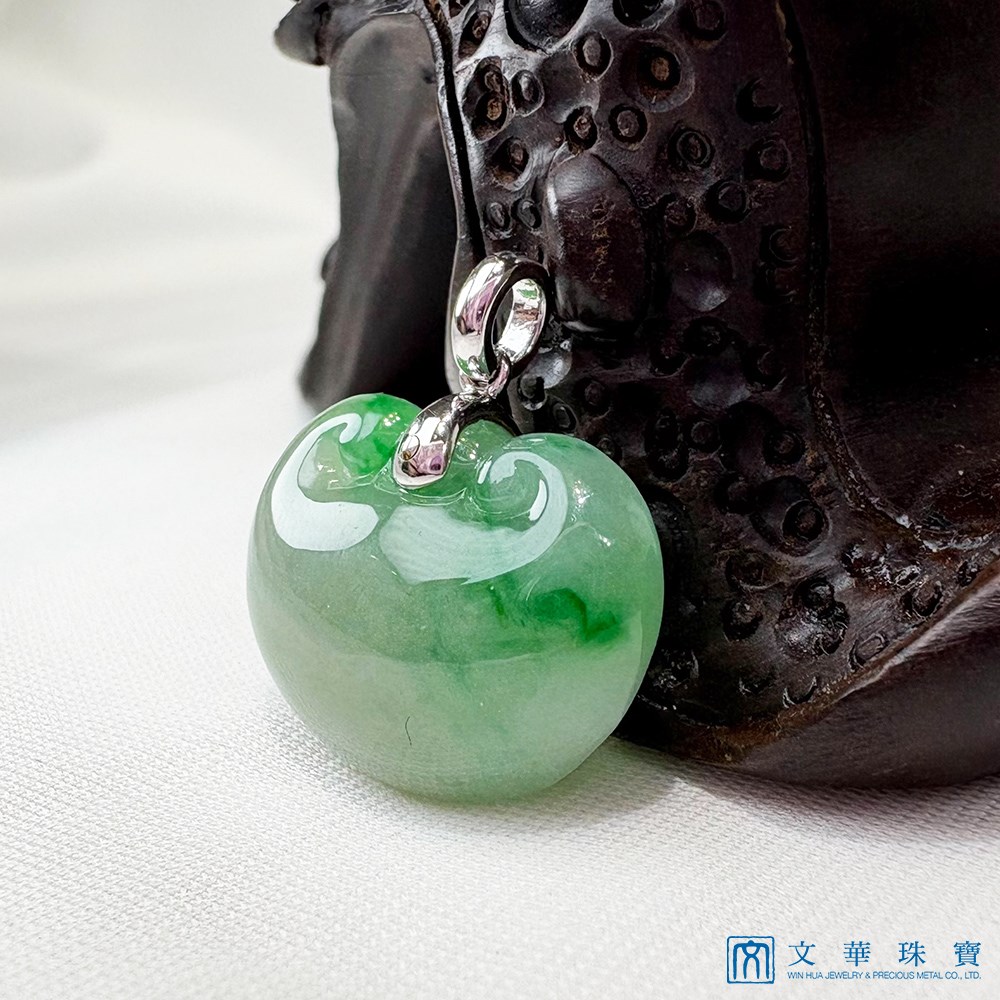 翡翠元寶如意玉墜