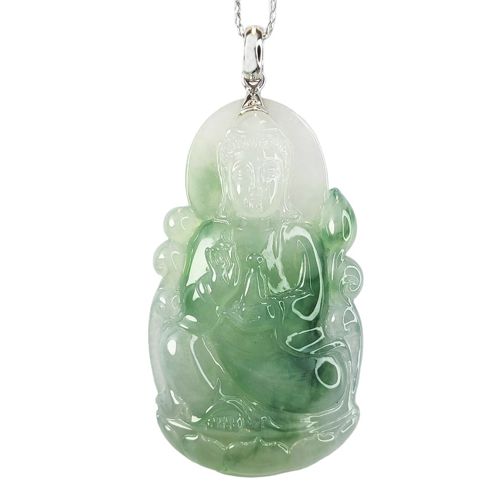 冰芙蓉觀音玉墜(已售出)