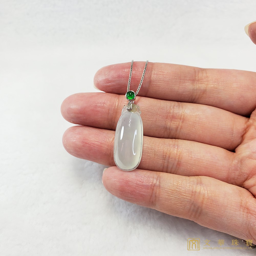 冰種福瓜玉墜