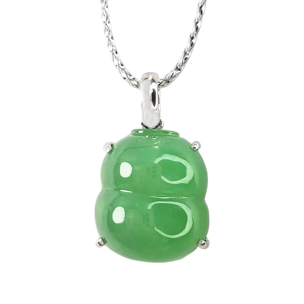 蘋果綠小葫蘆墜