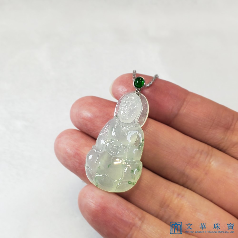 冰芙蓉觀音玉墜(已售出)