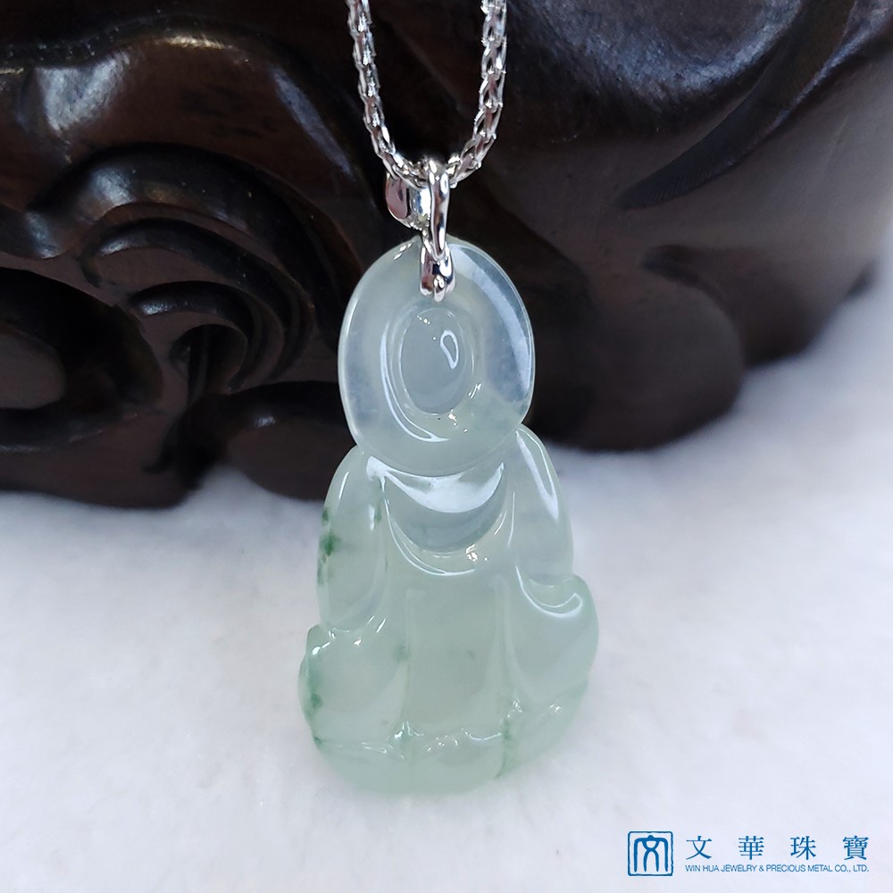冰芙蓉觀音玉墜(已售出)