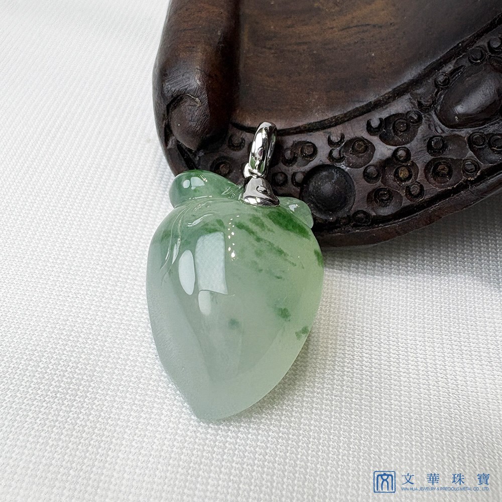 冰種飄花玉桃子 