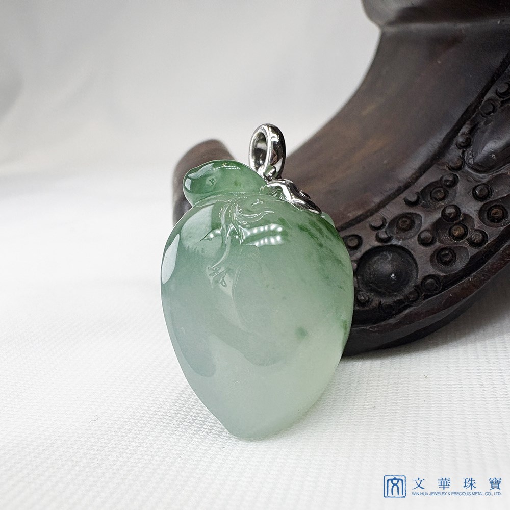 冰種飄花玉桃子 