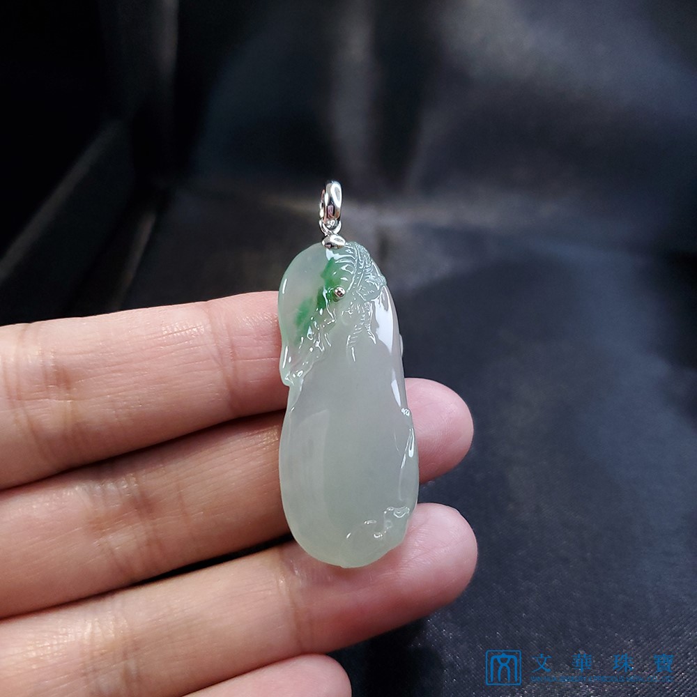 冰種錢袋玉墜