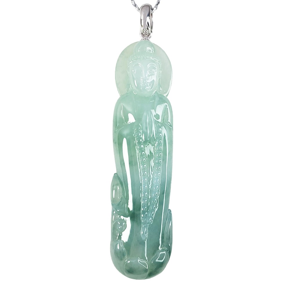 芙蓉持佛珠觀音