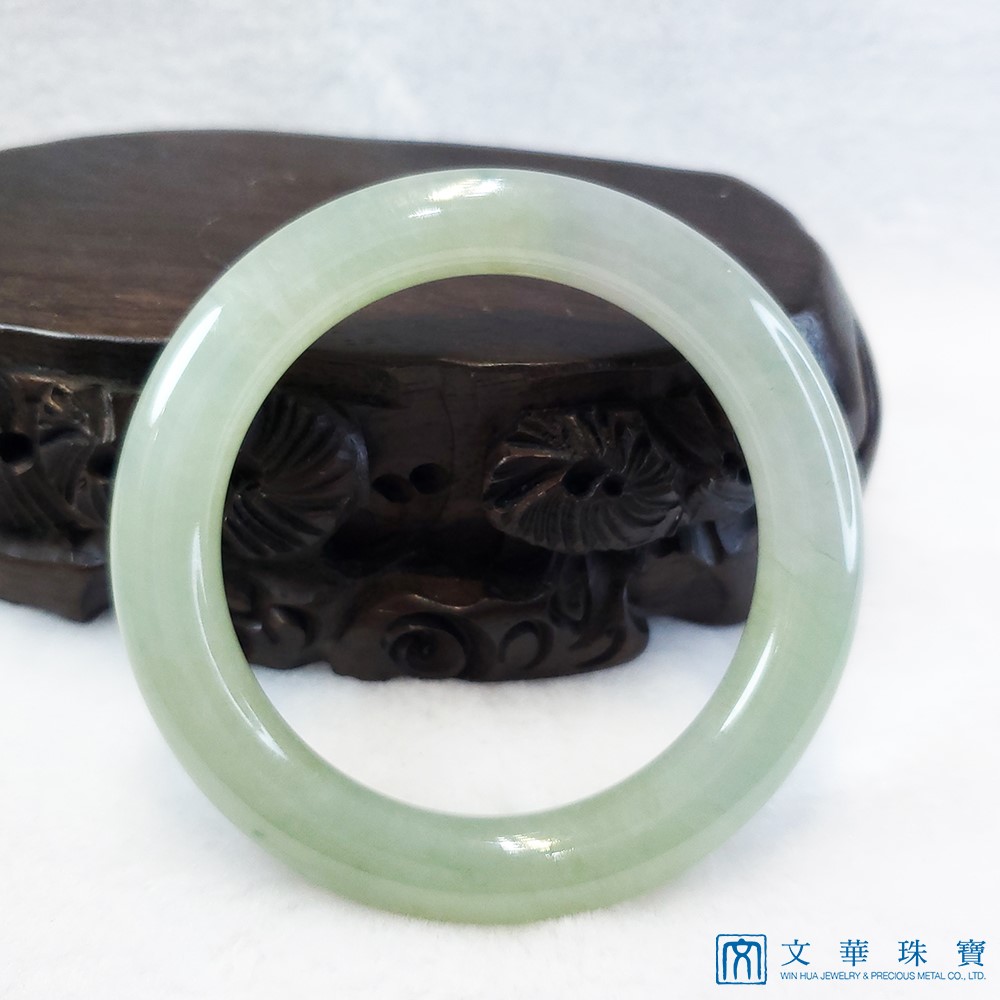 芙蓉圓骨玉鐲