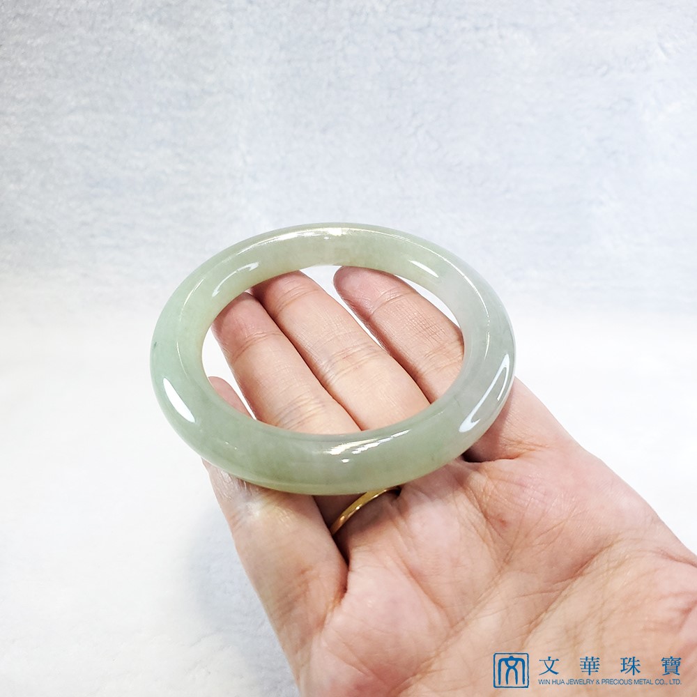 芙蓉圓骨玉鐲