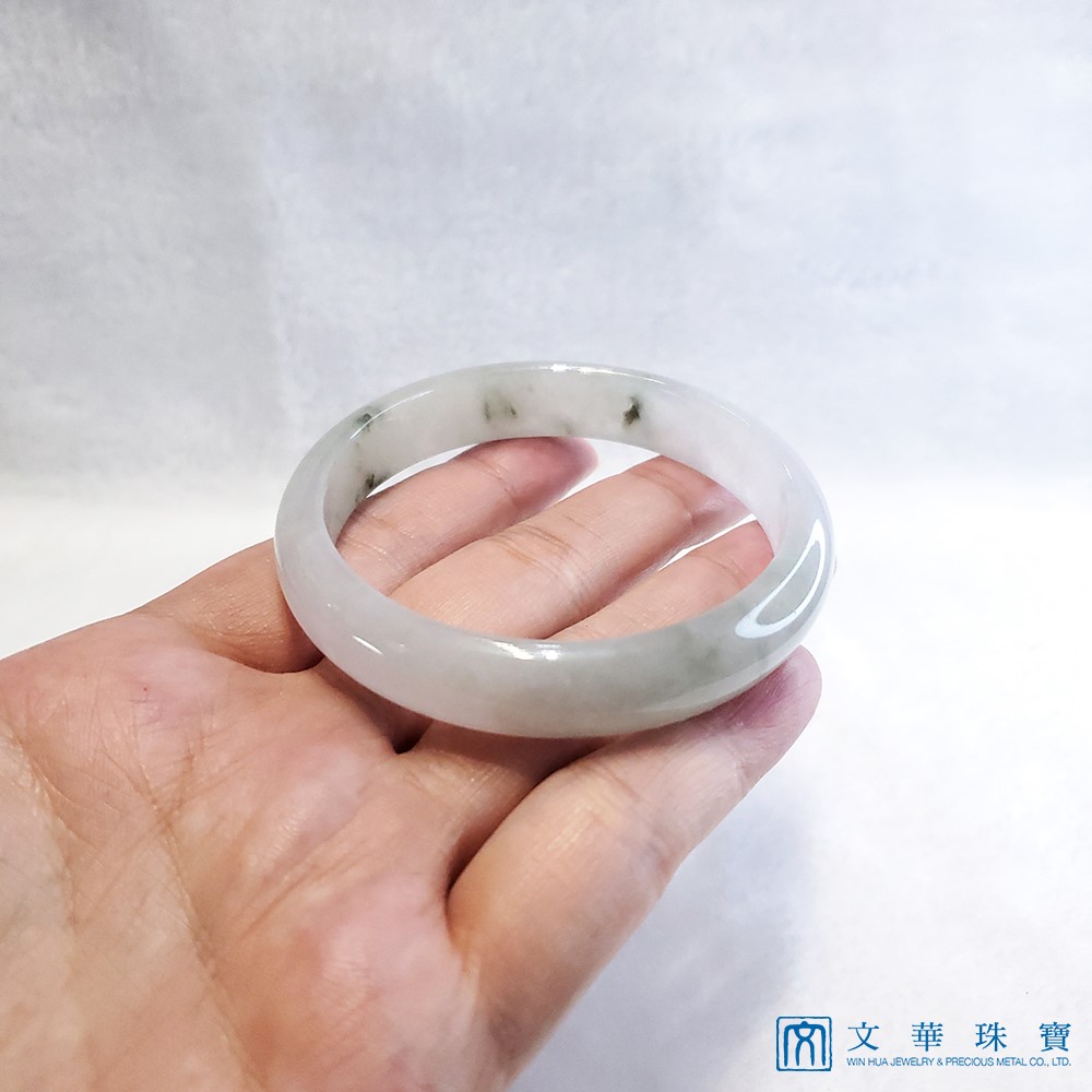 冰種飄花玉鐲 19圍(已售出)