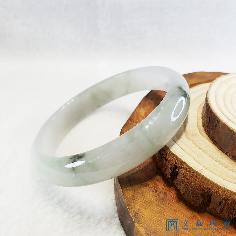 冰種飄花玉鐲 19圍(已售出)