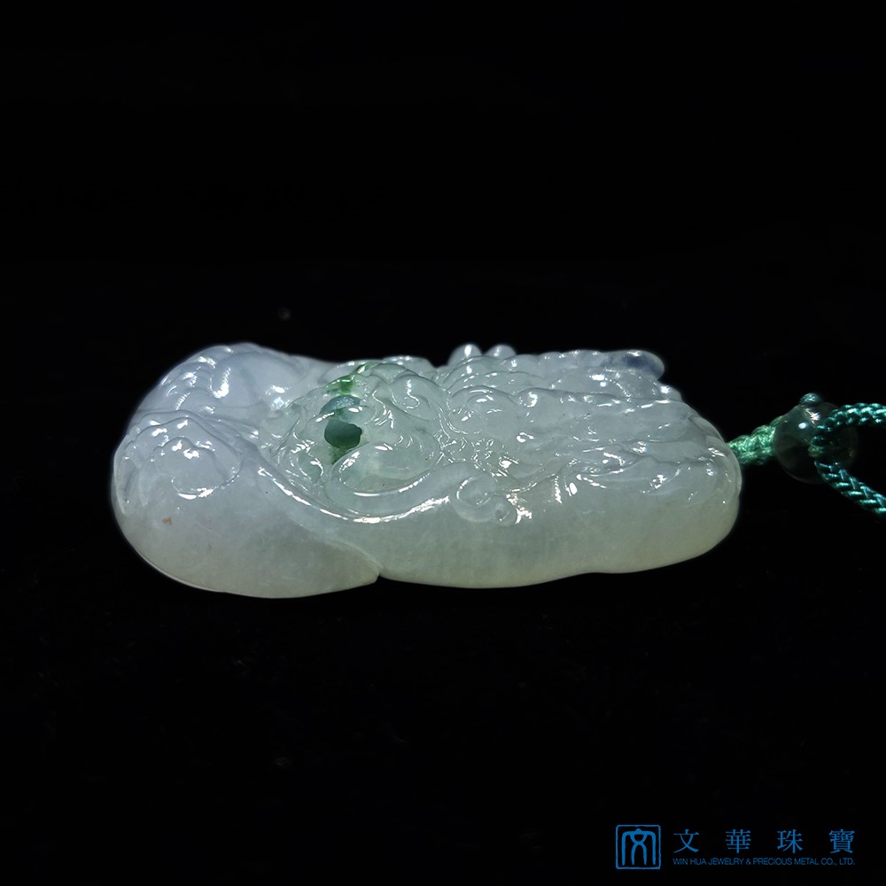 龍珠巧色龍玉牌