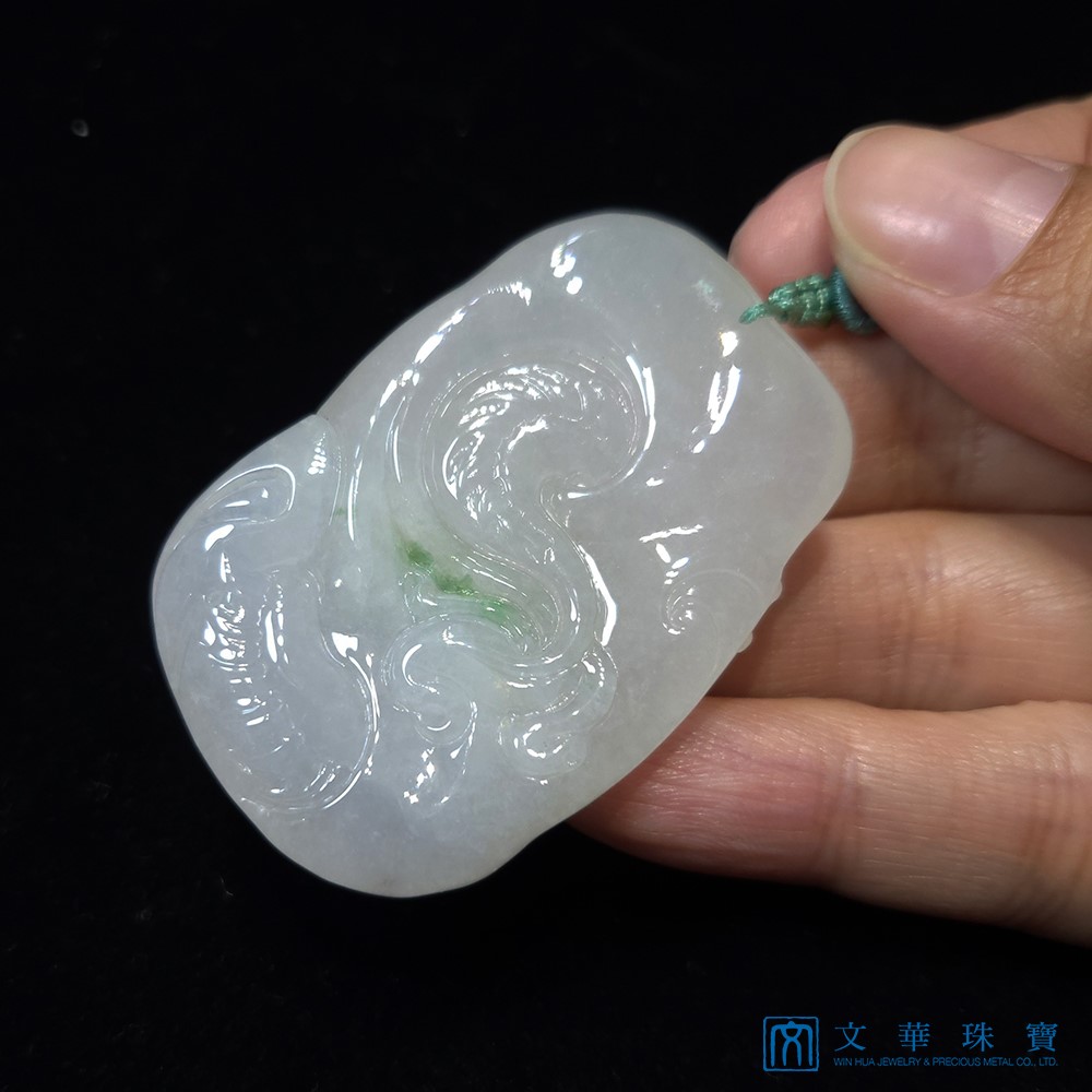 龍珠巧色龍玉牌