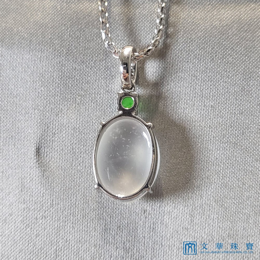 木拿種翡翠蛋面玉墜(已售出)