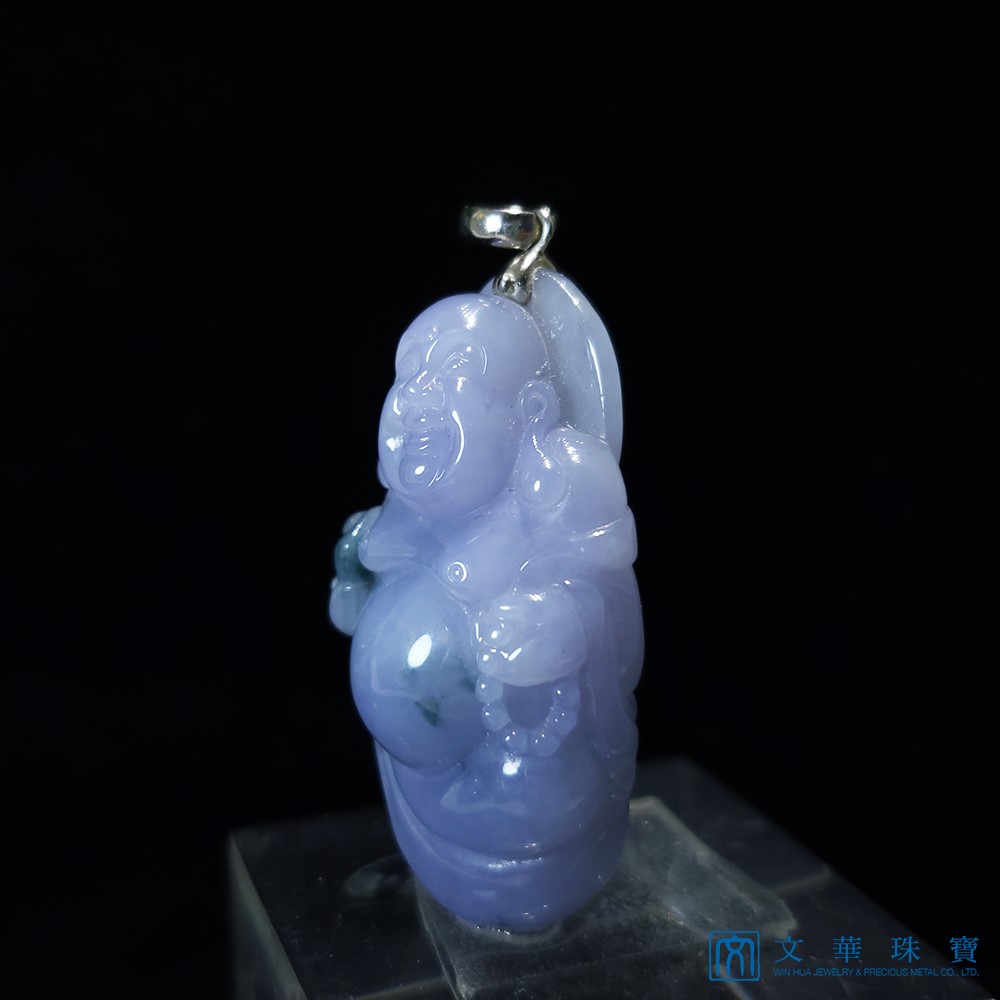 紫羅蘭飄花彌勒佛