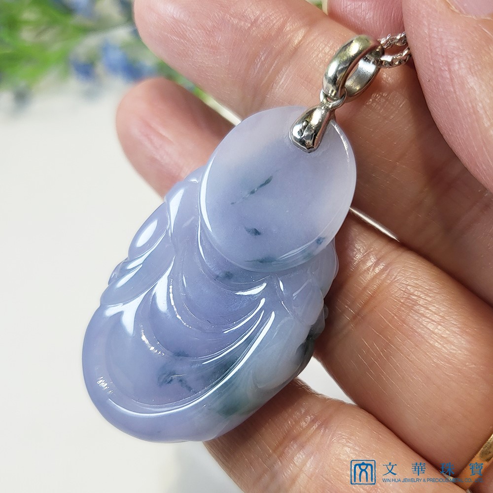 紫羅蘭飄花彌勒佛