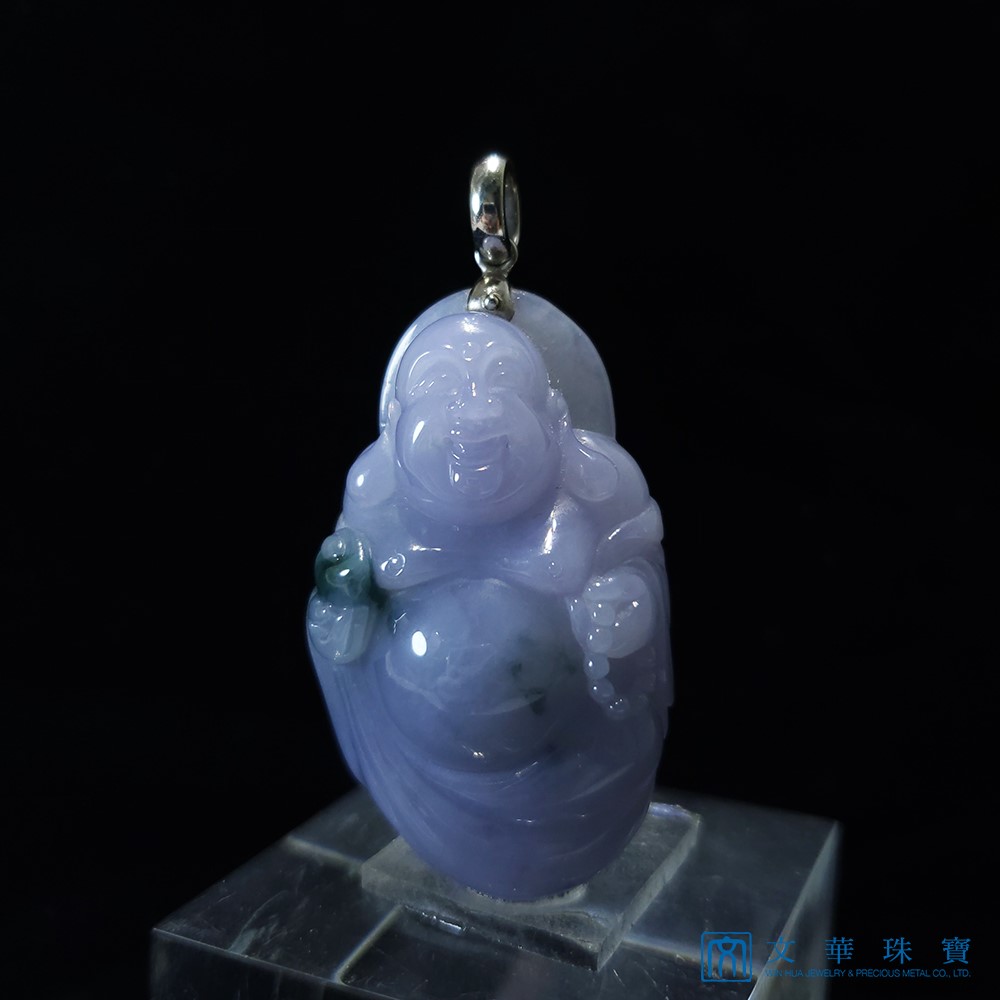 紫羅蘭飄花彌勒佛