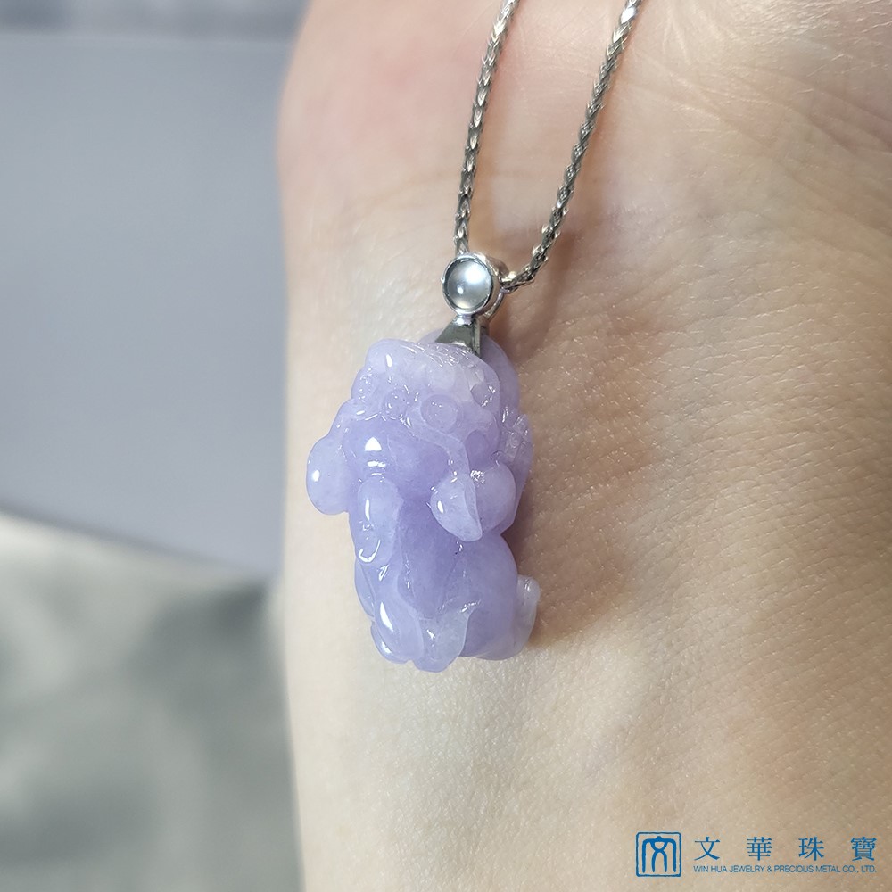 紫貔貅玉墜(已售出)
