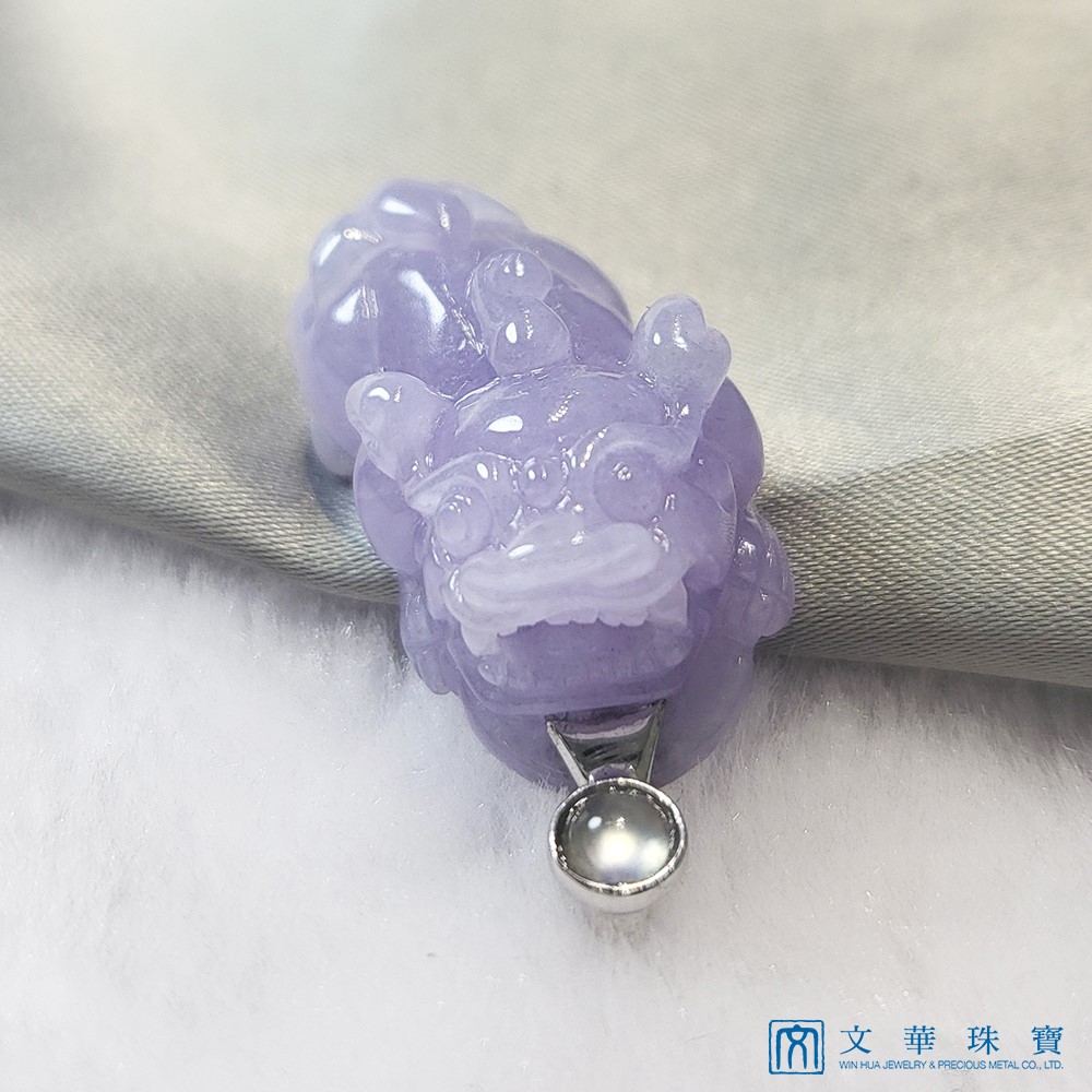 紫貔貅玉墜(已售出)