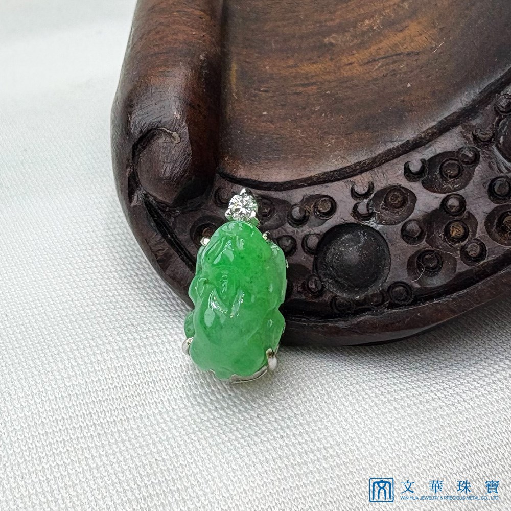 翡翠小貔貅玉墜