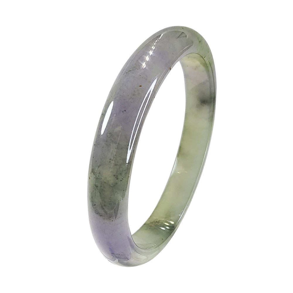 冰綠紫翡翠玉鐲 18.8圍(已售出)