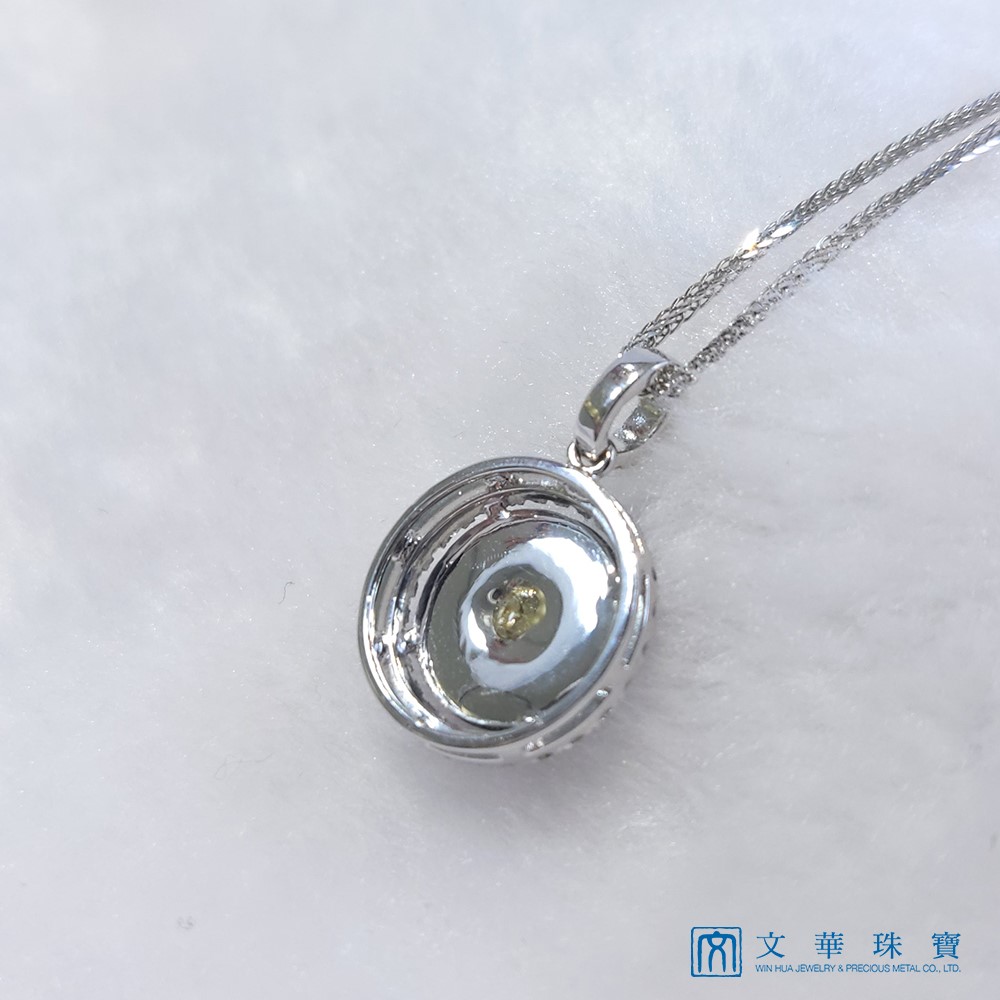 翡翠古錢鑽墜(已售出)